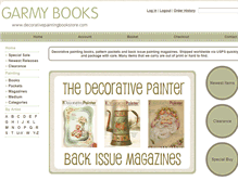 Tablet Screenshot of decorativepaintingbookstore.com